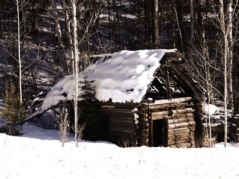 Old Log Cabin Winter Snow - Free photo on Pixabay - Pixabay