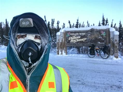 On a bike over the Dalton Highway in temperatures of below -40°C | Henk ...