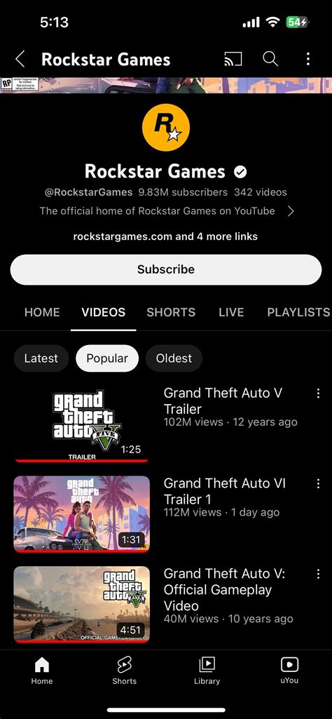 Why is the GTA 6 trailer below the GTA 5 one even though it has more views? : r/GTA6