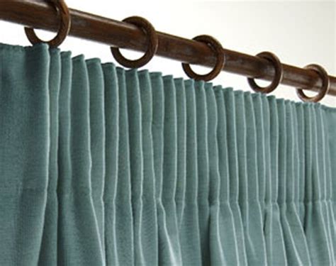 double pencil pleat curtain heading - Google Search | Custom drapery ...