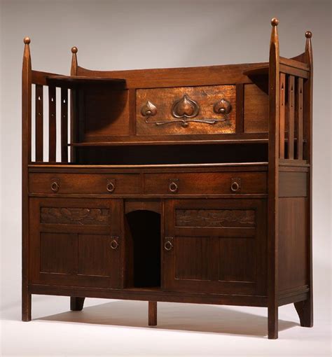 Lot# 1092 A Scottish Arts & Crafts oak sideboard, possibly Wylie & Lochhead | Arts and crafts ...