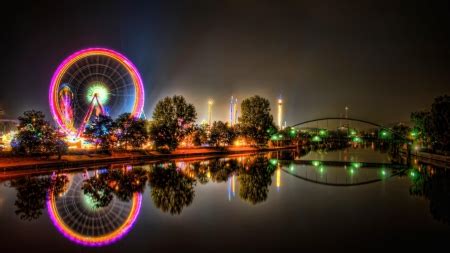 Amusement Park At Night - Other & Nature Background Wallpapers on Desktop Nexus (Image 1771667)