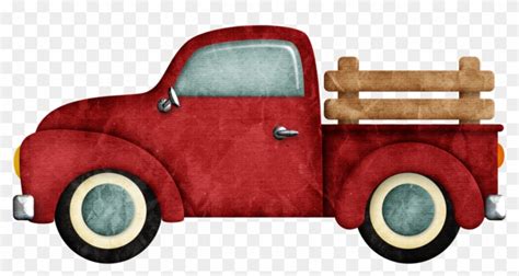 Old Truck - Old Red Truck Clipart - Free Transparent PNG Clipart Images ...