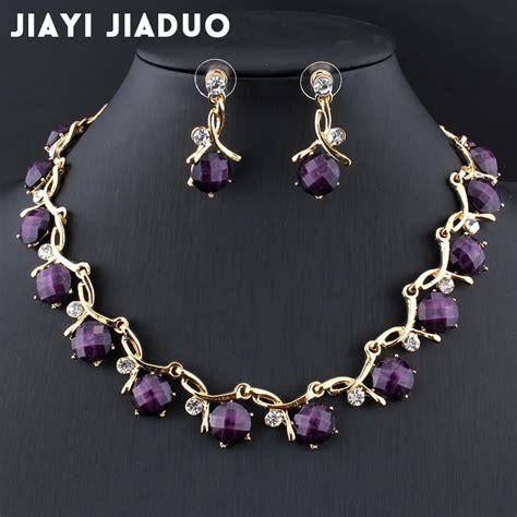 jiayijiaduo Bridal jewelry sets for women banquet dress accessories ...