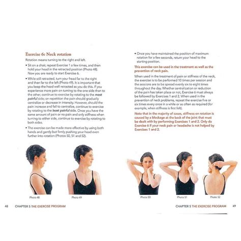 Mckenzie Treat Your Own Neck Exercises - Exercise Poster