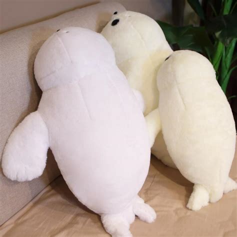 Cute Fluffy Seal Plush Pillow | Alwaysplushie [ Free Shipping ]