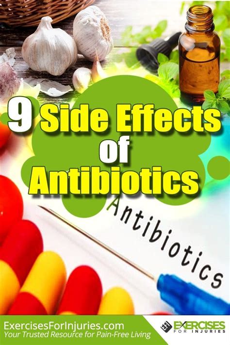 9 Side Effects of Antibiotics | Antibiotic, Health and wellbeing, Wellness resources