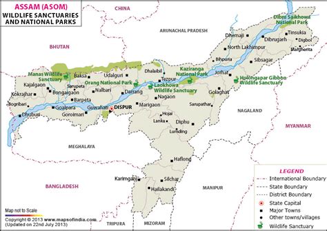 Wildlife Sanctuaries in Assam, National parks of Assam