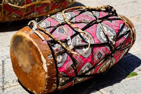 Kebero Drum; A double-headed, conical hand drum used in the traditional ...