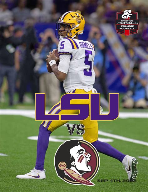 LSU vs Florida State Photo Book by Gridiron Football - Issuu