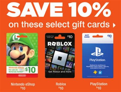 (EXPIRED) Marc's: Save 10% On Select $10 Gift Cards (Nintendo eShop, Roblox & PlayStation Store ...