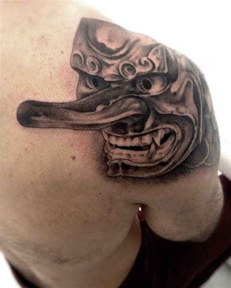 Tengu Mask Tattoos: Origins, Meanings & Tattoo Designs