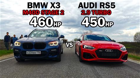 Бешеный ДИЗЕЛЬ против ВСЕХ. BMW X3 M40D vs AUDI RS5 INFINITI Q50S ...