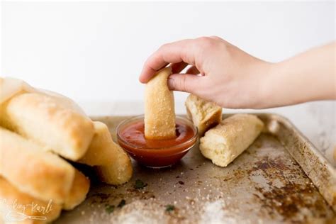 copy cat Little Caesars crazy bread, finished and served with dipping sauce | Little caesars ...