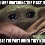 Crying Baby Yoda Meme Generator - Imgflip