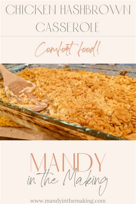 Chicken Hashbrown Casserole — Mandy in the Making | Meals & More on YouTube