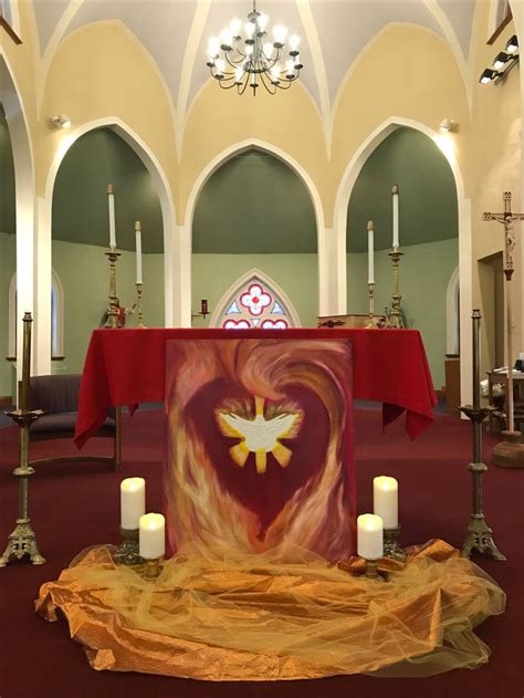 Pentecost 2017 St Columba | Decoración de unas, Decoración del altar, Decoracion de iglesia