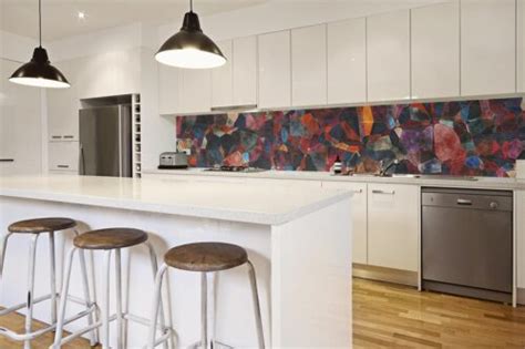 Coloured Mosaic Splashback - Splashbacks