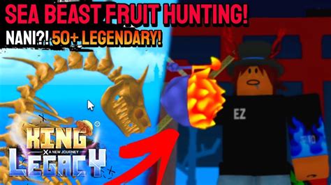 Sea Beast Hunting in King Legacy (50+ Legendary Fruit) Roblox #kinglegacy - YouTube