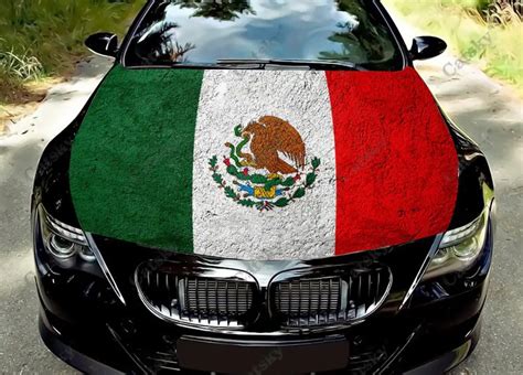 mexican-flag-Car-Hood-Wrap-Color-Vinyl-Sticker-Decal-Truck-Graphic ...