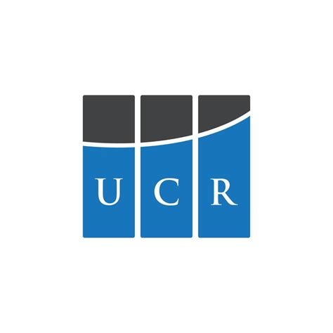 UCR letter logo design on white background. UCR creative initials letter logo concept. UCR ...