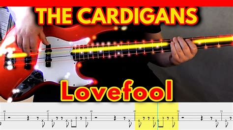 The Cardigans - Lovefool [1996] | BASS Cover | TABS - YouTube