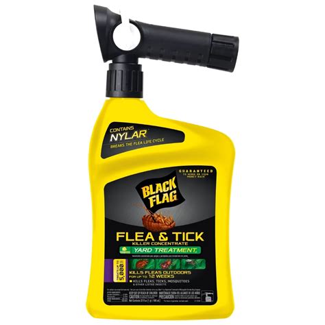 Black Flag Flea & Tick Killer Concentrate Yard Treatment2, Quick-Flip ...