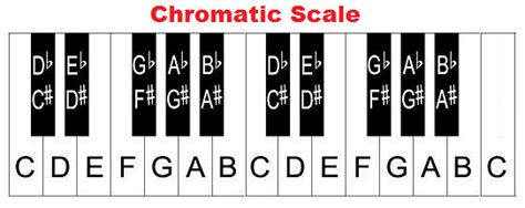 How to build piano scales - major, minor, chromatic