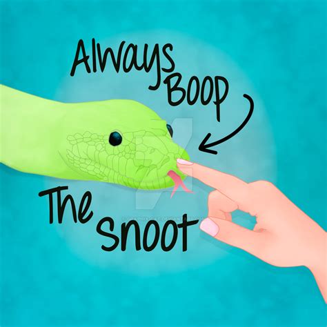 Snek Boop The Snoot by Graphix-Cat on DeviantArt