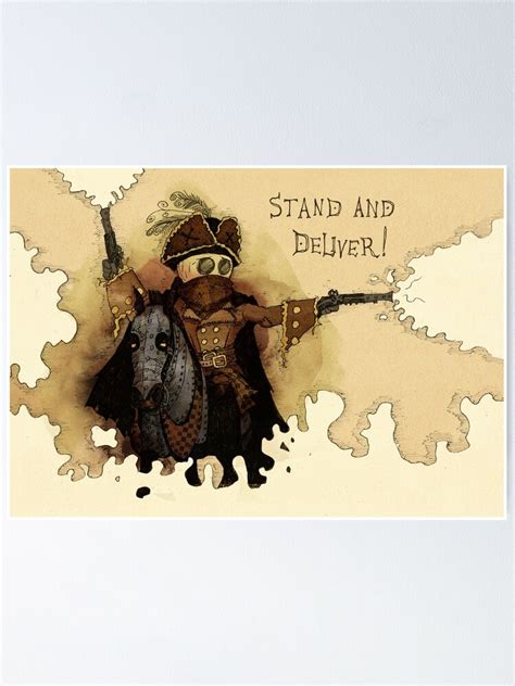 "Stand and Deliver" Poster for Sale by djrbennett | Redbubble