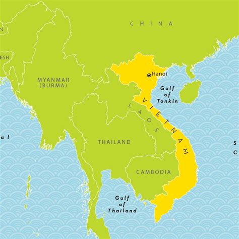 Vietnam Map In Asia - Winni Karilynn