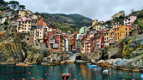 Cinque Terre, Italy, Sea, Hill, Houses, Europe, Coast, Boat wallpaper | travel and world ...