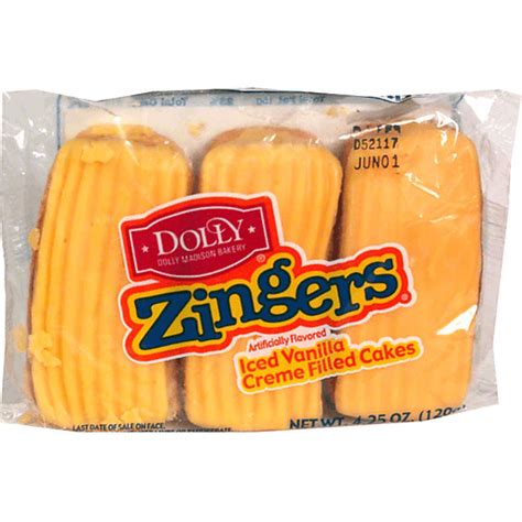 Dolly Madison Zingers Iced Vanilla Creme Filled Cakes | Shop | Market Basket