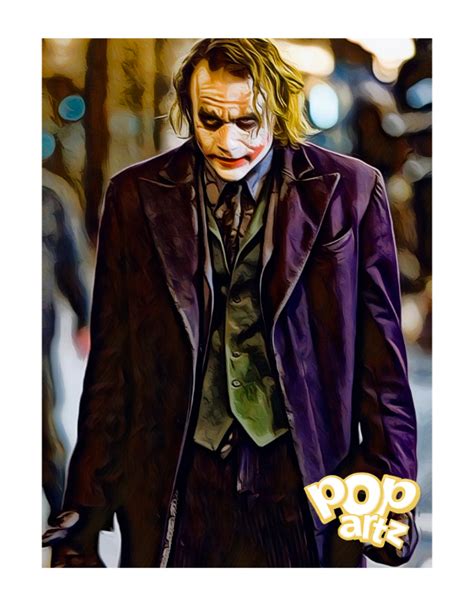 Batman - Heath Ledger as the Joker - Pop Artz