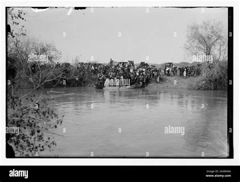 Russian epiphany ceremony, Jordan River Stock Photo - Alamy