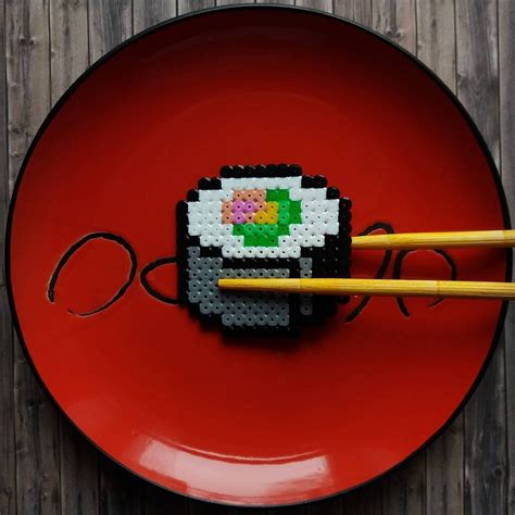 Perler Sushi Food In Artkal Bead Perler Bead Art Hama Beads Design | The Best Porn Website