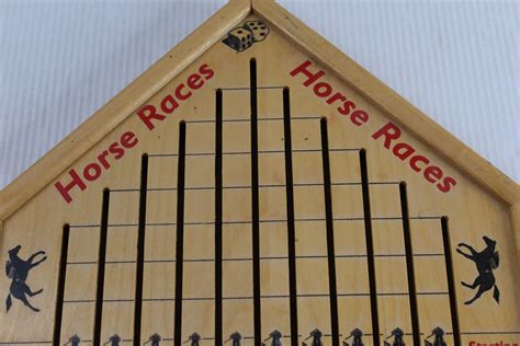 Wooden Horse Racing Game - Bodnarus Auctioneering