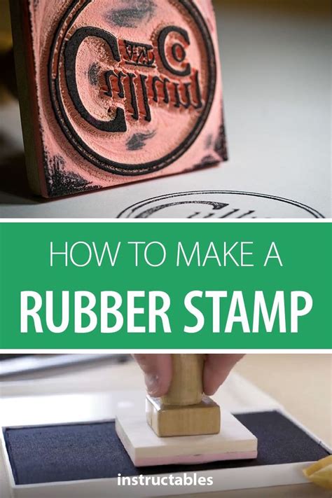 How to Make a Rubber Stamp | Rubber stamps diy, Diy stamp, Stamp making