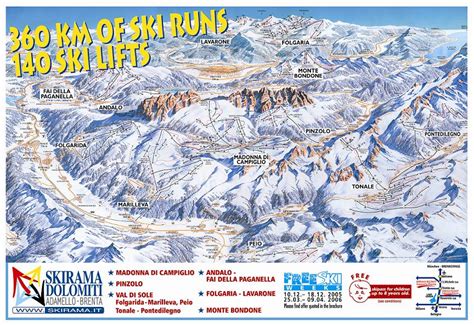 Passo Tonale Piste Map | trails & marked ski runs | SNO