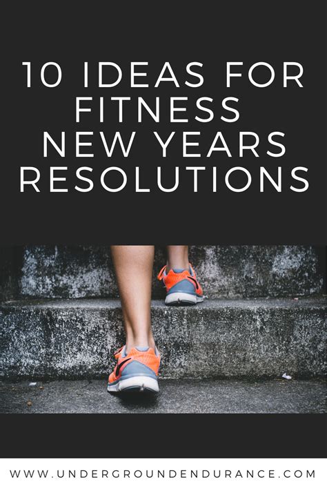 10 Ideas for Fitness New Years Resolutions | New years resolution ...