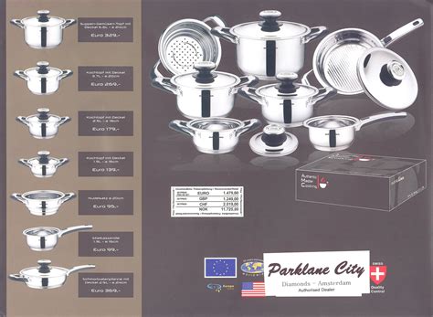 Swiss-AMC-made Cookware Pot set 12 piece Casserole Warranty $1700 ...