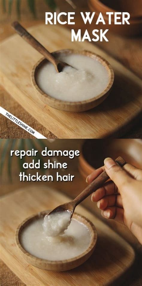 FERMENTED RICE WATER MASK for extreme hair growth - The Little Shine