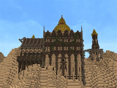 Desert themed Castle Minecraft Map