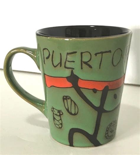 Puerto Rico Ceramic Coqui Taino Coffee Mugs Cup 12oz or 16oz Fine Souvenirs New | eBay