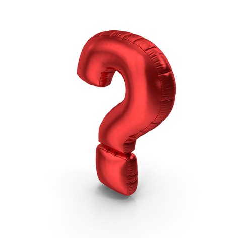 Foil Balloon Question Mark Red PNG Images & PSDs for Download ...