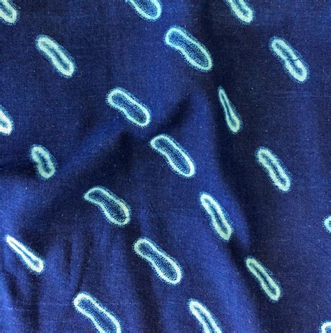 Natural Dyed Indigo Cotton Fabric By The Yard Indigo Fabric | Etsy