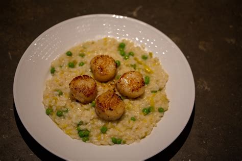 Risotto with scallops - Yann´s food