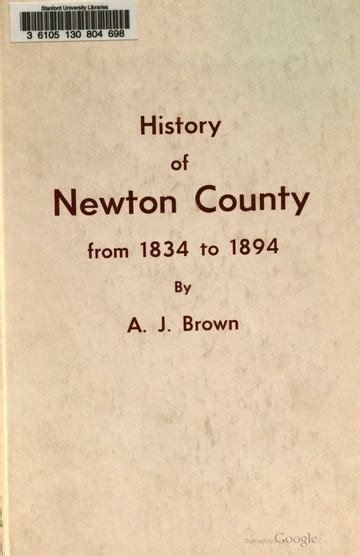 History of Newton County, Mississippi from 1834 to 1894 : A.J. Brown : Free Download, Borrow ...