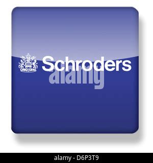 Schroders logo as an app icon. Clipping path included Stock Photo - Alamy