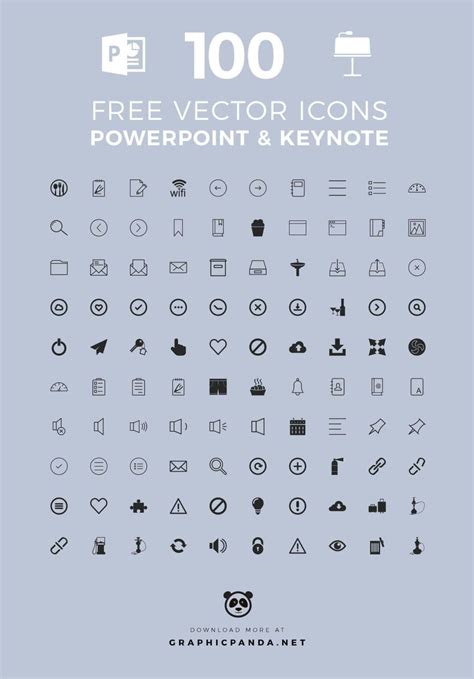 100 Free Universal Icons for PowerPoint and Apple Keynote | Powerpoint icon, Powerpoint, Free ...